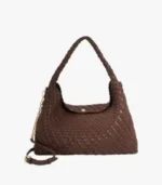 Deliberate L Woven Shoulder Bag